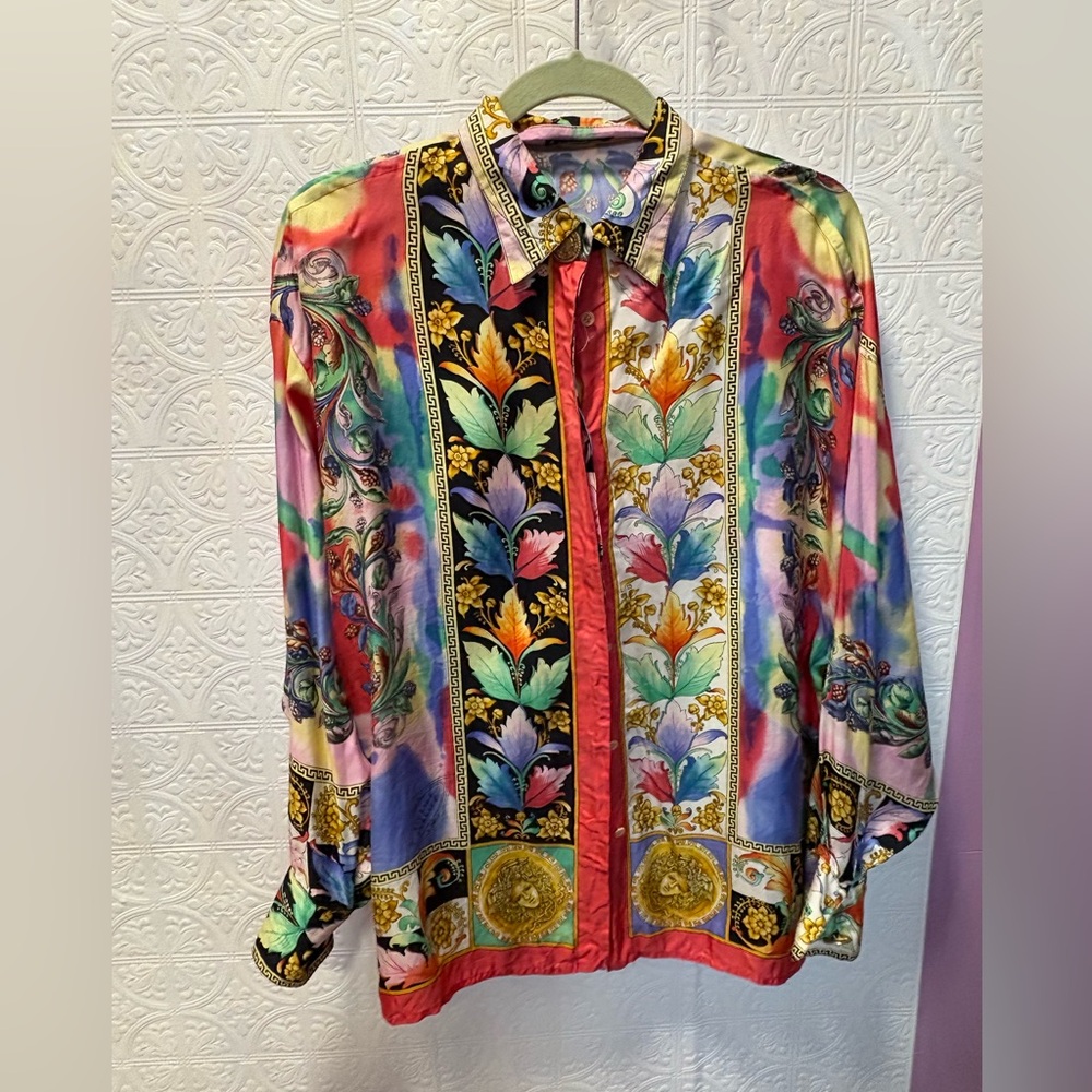 Vintage 90’s Gianni Versace Silk Blouse